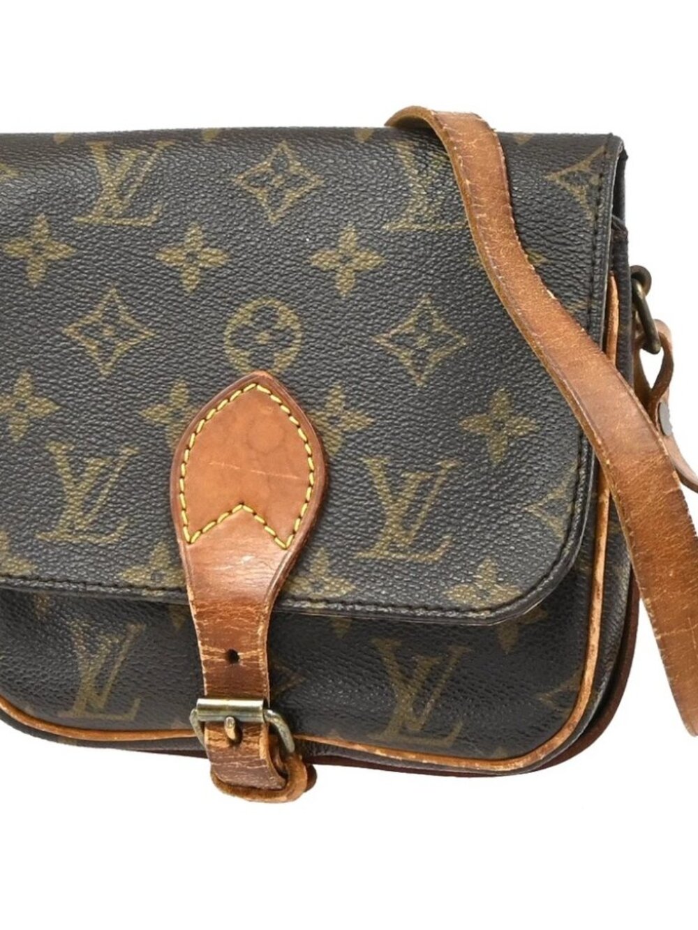LOUIS VUITTON Mini Cartouchiere Shoulder Bag Monogram Leather BN M51254 31YH964